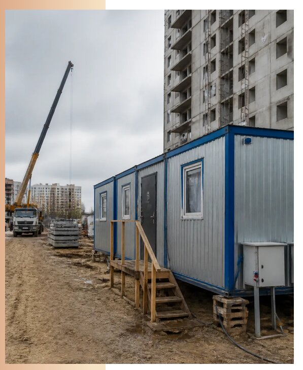 Аренда строительных вагончиков для рабочих в Северске